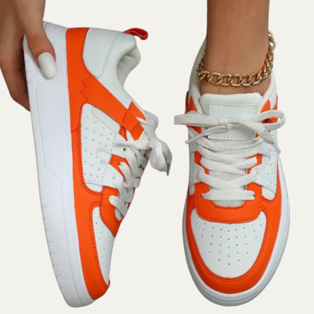 VogeLuxe | Women’s Platform Lace Up Low Top Sneakers