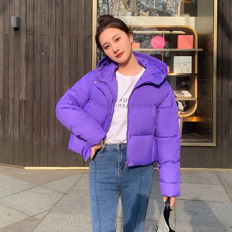 Warm Short Parka Jacket For Women Everyday Wear