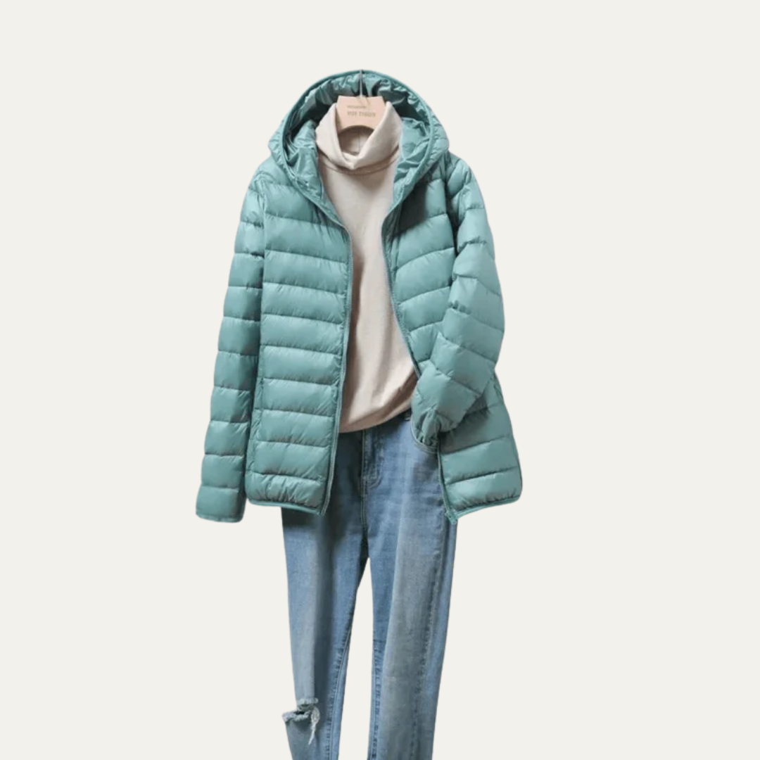 VogeLuxe | Women’s Shiny Ultralight Puffer Jacket