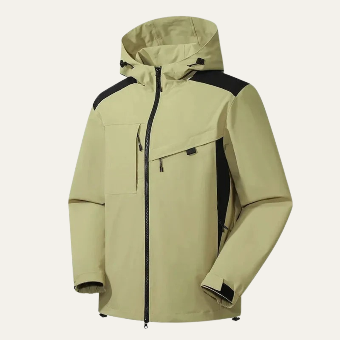 VogeLuxe | Men’s Technical Waterproof Hardshell Jacket