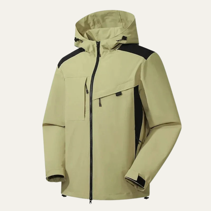 VogeLuxe | Men’s Technical Waterproof Hardshell Jacket