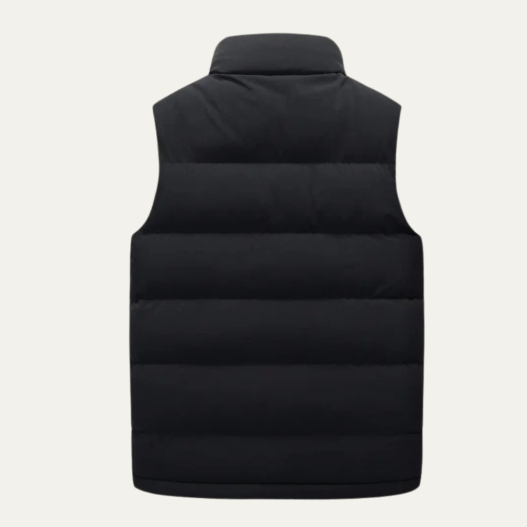 VogeLuxe | Men’s Quilted Full-Zip Puffer Vest