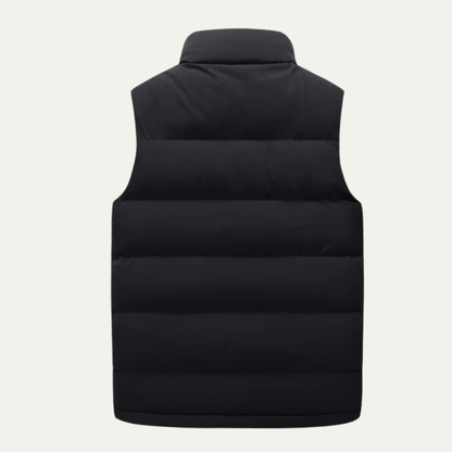 VogeLuxe | Men’s Quilted Full-Zip Puffer Vest