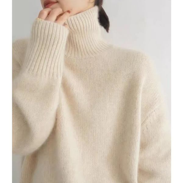 Cozy Women's Winter Turtleneck Sweater - VogeLuxe