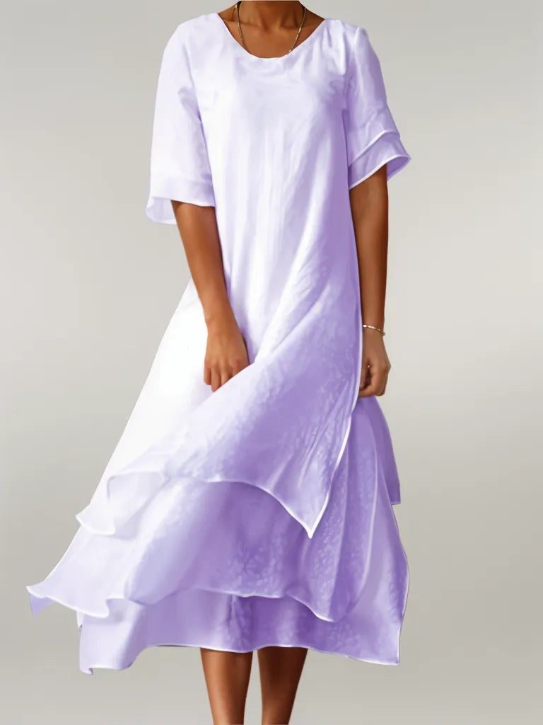Classic Chic Midi Dress for Women