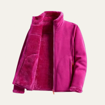 VogeLuxe | Women’s Soft Zip Fleece Jacket