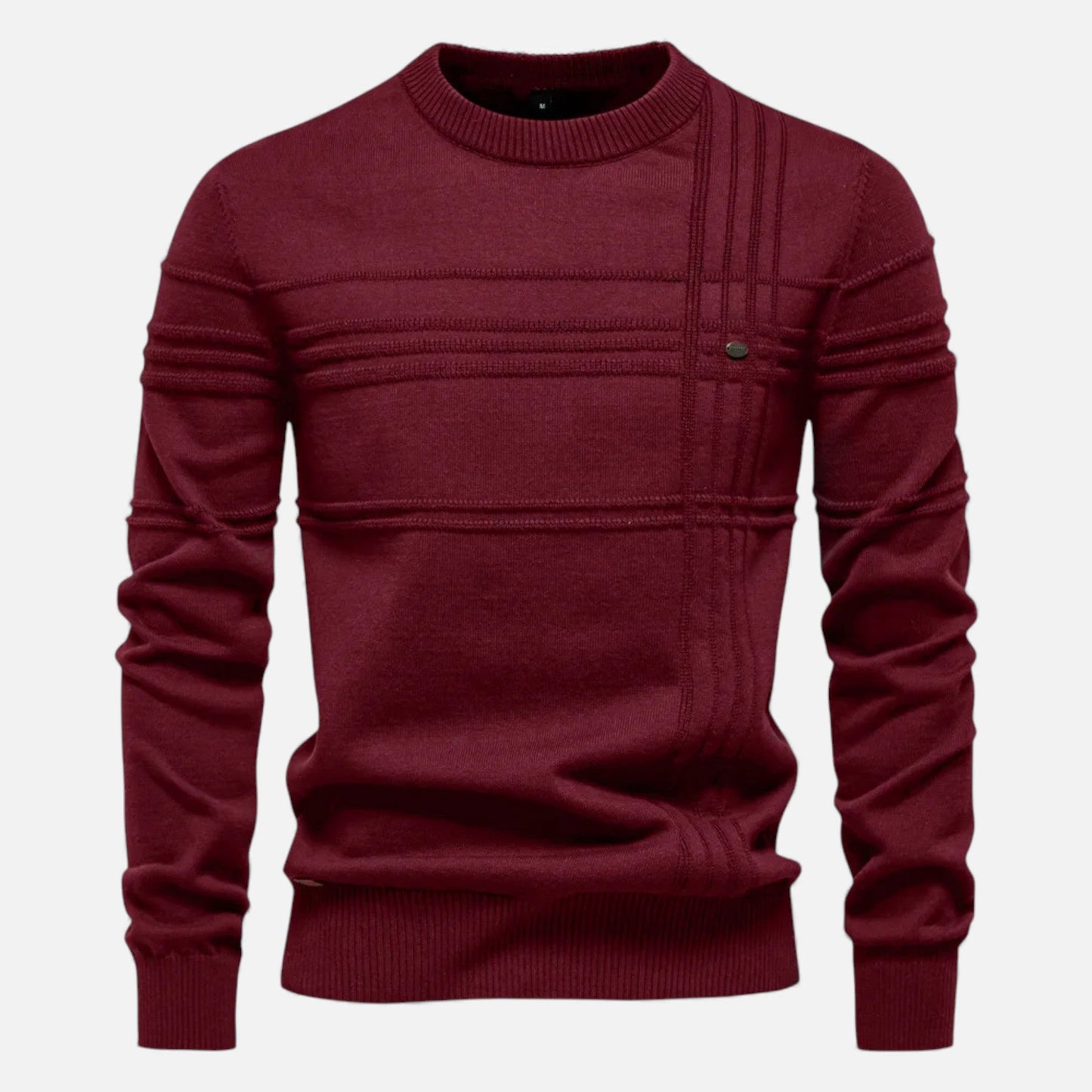 Men's Classic Fit Crew Neck Knit Sweater