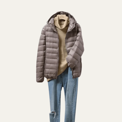 VogeLuxe | Women’s Shiny Ultralight Puffer Jacket