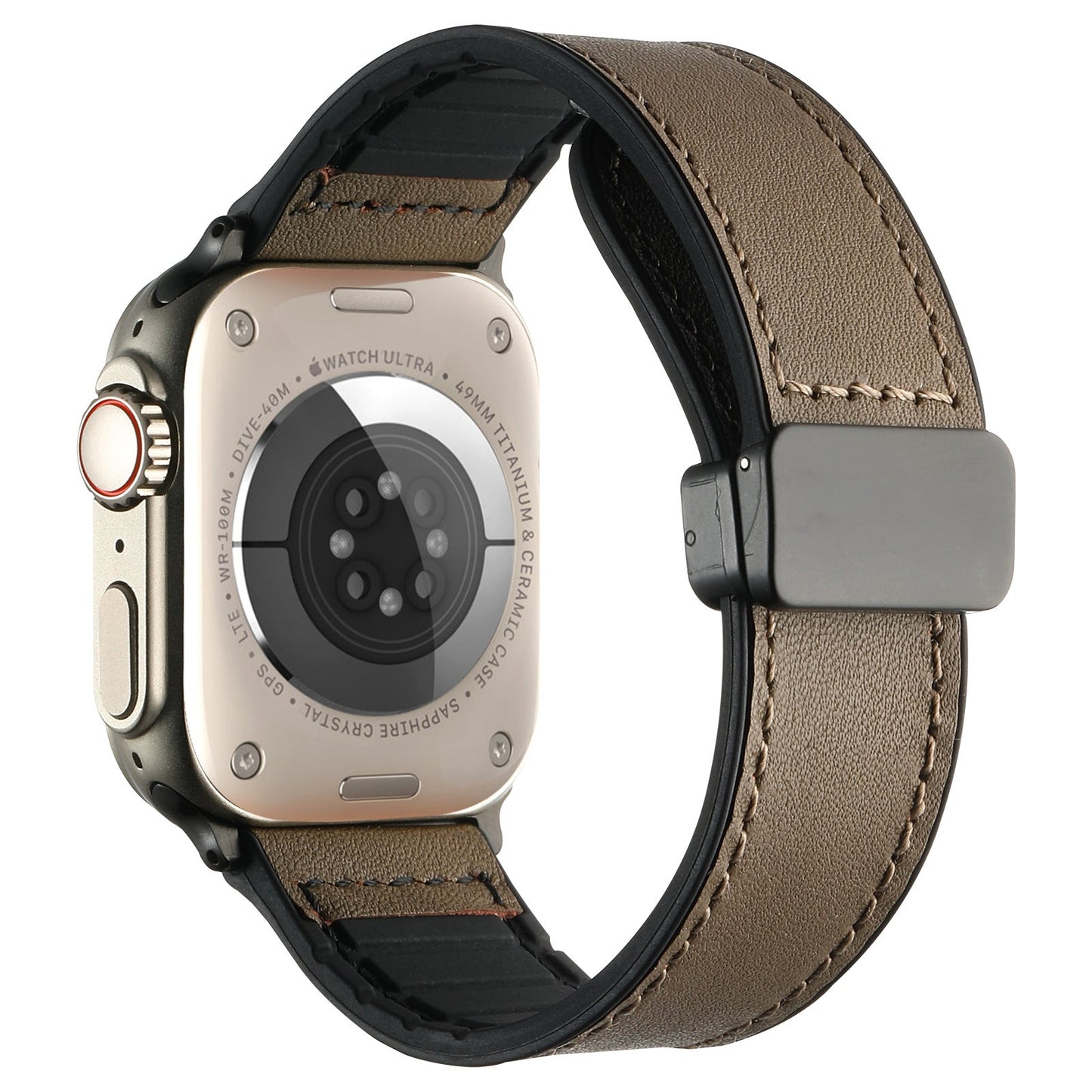 Flexible Leather Smart Watch Band