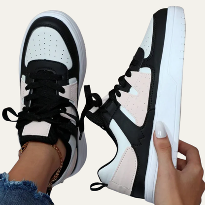 VogeLuxe | Women’s Platform Lace Up Low Top Sneakers
