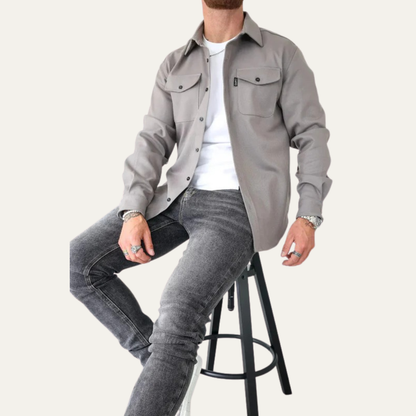 VogeLuxe | Men’s Military-Inspired Shacket