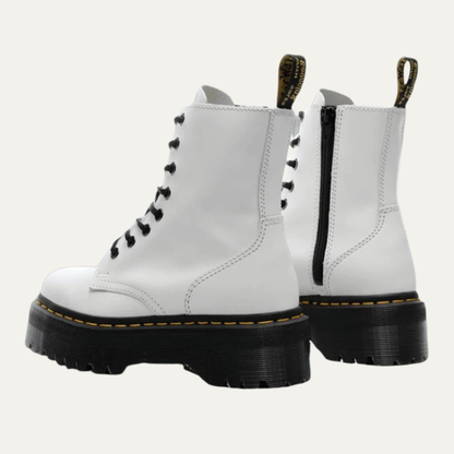 VogeLuxe | Women’s Chunky Platform Lace Up Ankle Boots