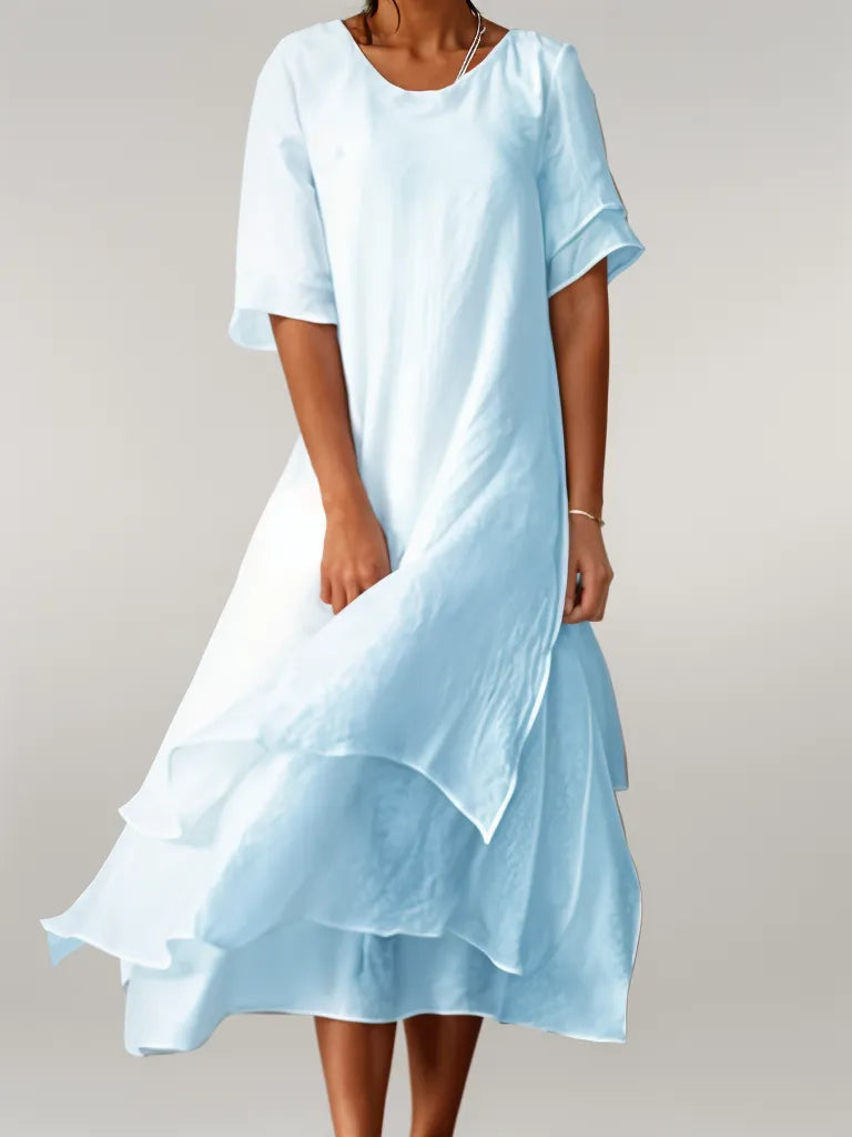 Classic Chic Midi Dress for Women