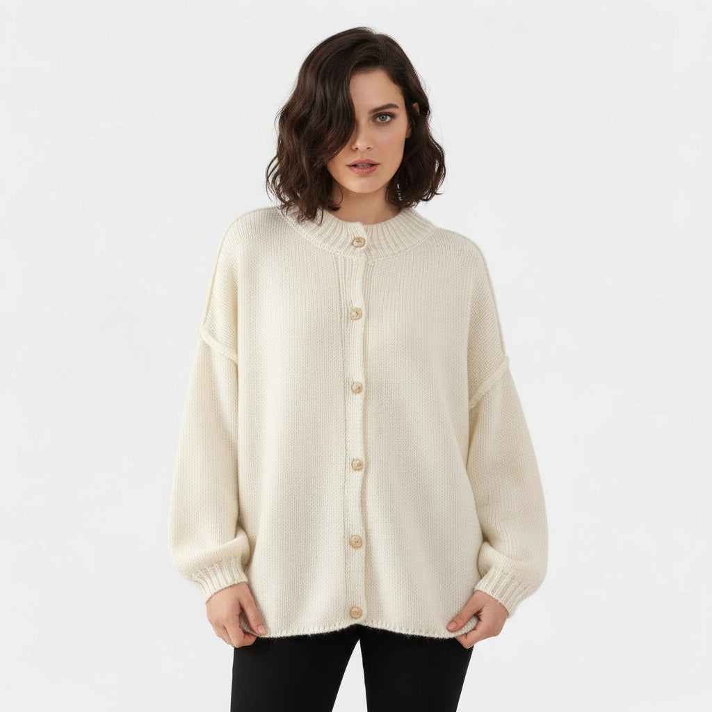 Cozy Oversized Open Cardigan for Women