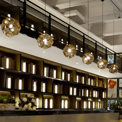 Modern Round Metal Pendant Light Fixture