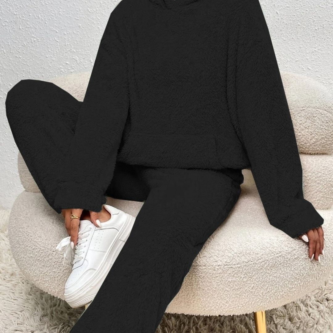 Soft Warm Women's Fleece Tracksuit Set
