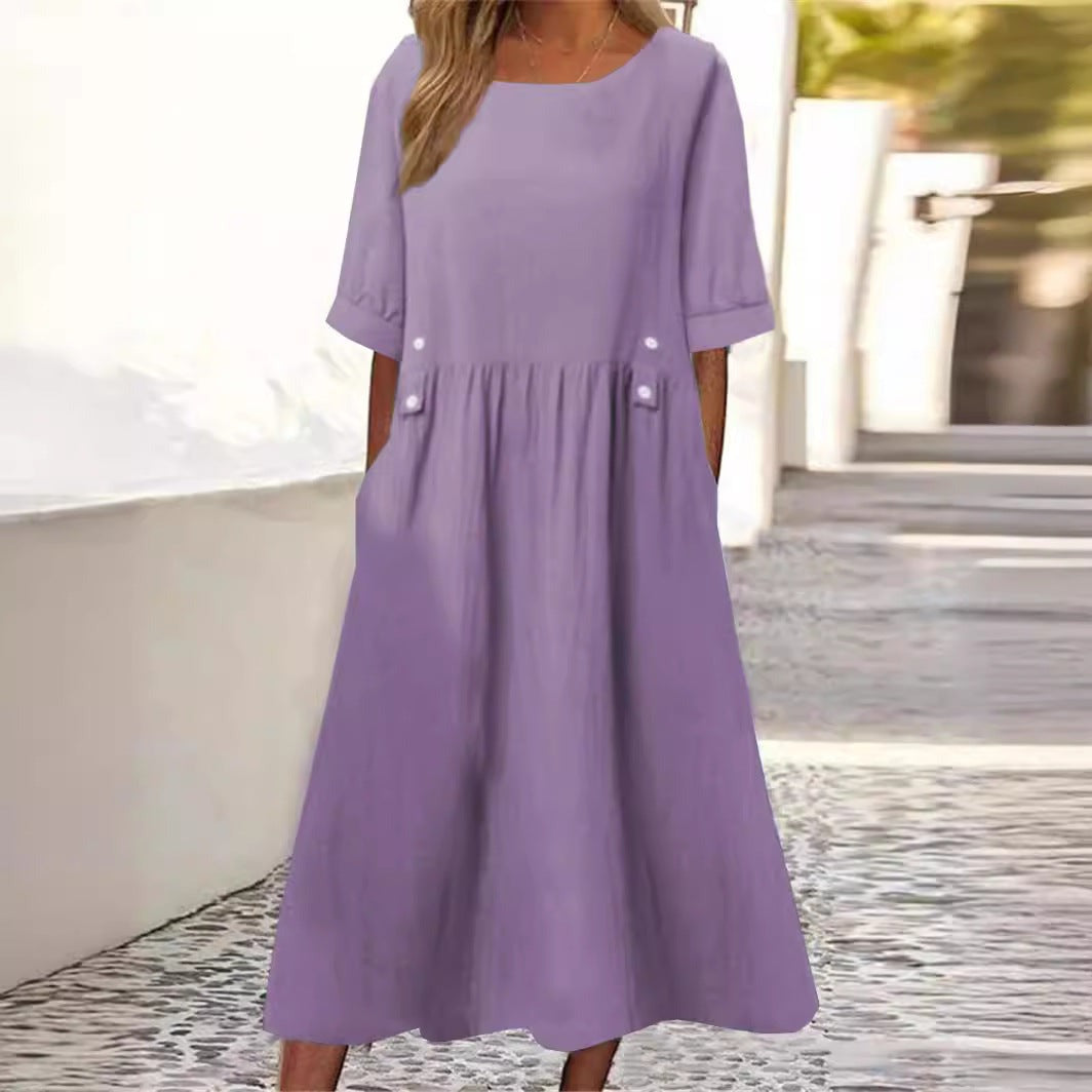 Casual Sleeveless Summer Dress for Women
