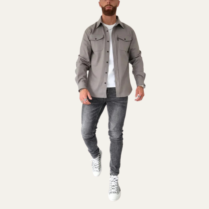 VogeLuxe | Men’s Military-Inspired Shacket