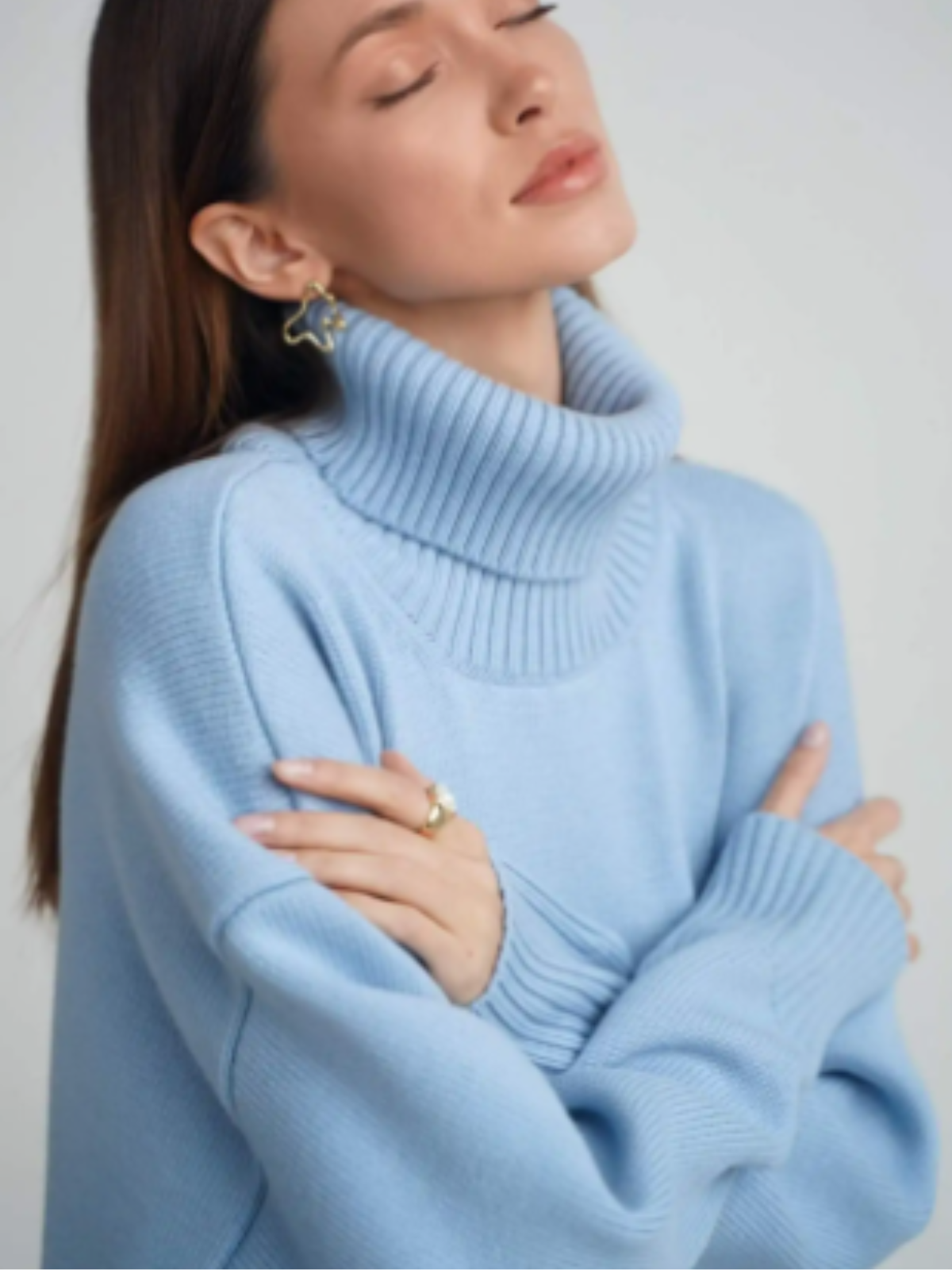 Cozy Large Knit Winter Sweater for Women - BritishElegance