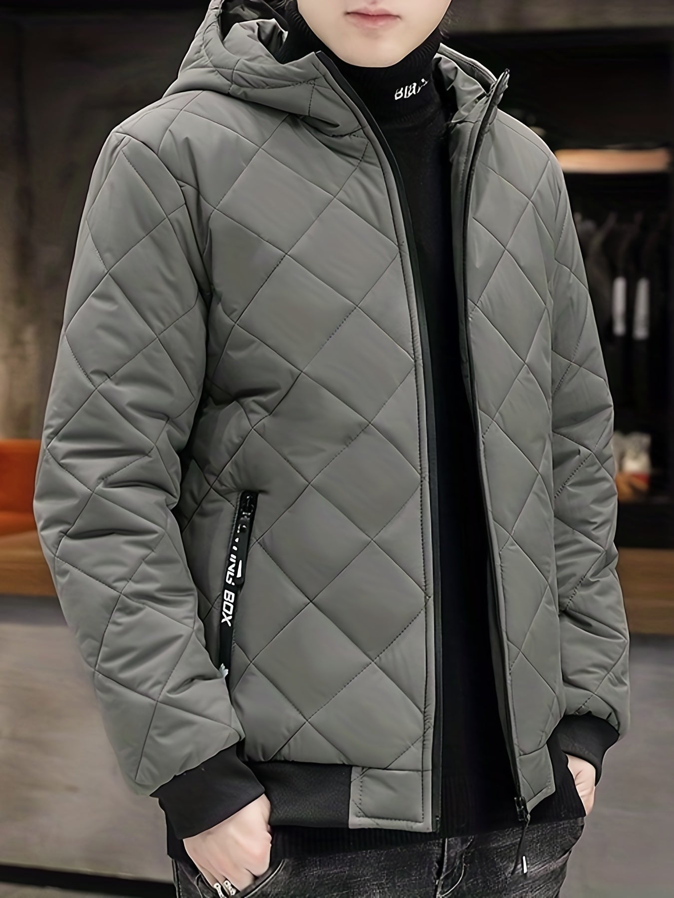 Waterproof Insulated Men's Parka Jacket with Hood