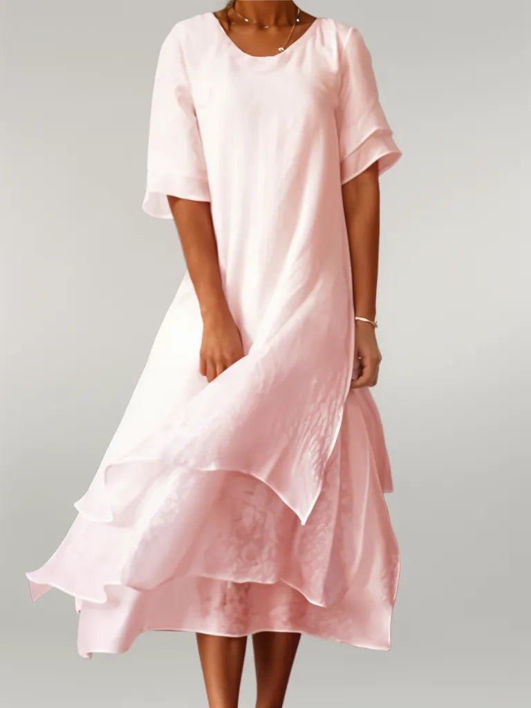 Classic Chic Midi Dress for Women - VogeLuxe