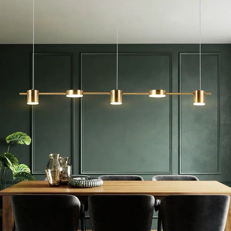 Modern Black Gold Pendant Lighting Fixture - VogeLuxe