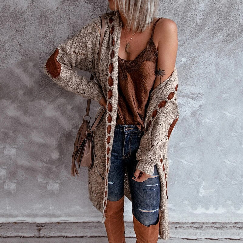 Soft Women's Cashmere Sweater Cardigan - VogeLuxe