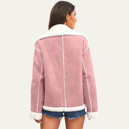 VogeLuxe | Women’s Cropped Aviator Jacket