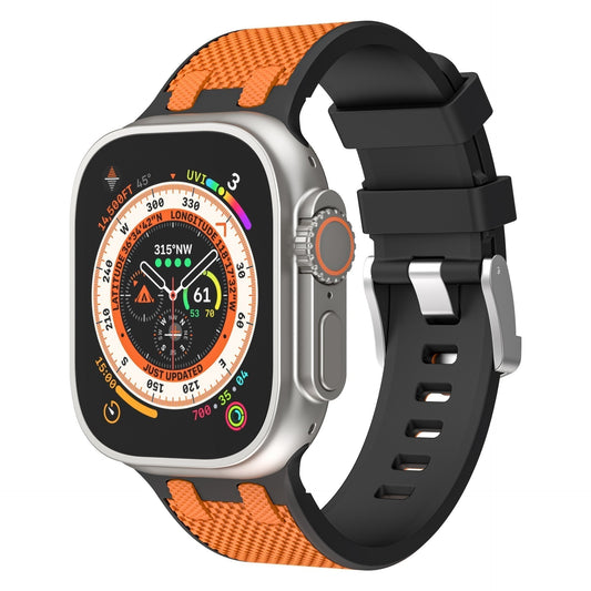 Colorful Dual Tone Apple Watch Silicone Strap - VogeLuxe