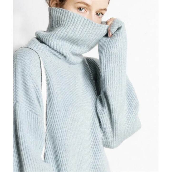 Cozy Women's Loose Fit Winter Knit Sweater