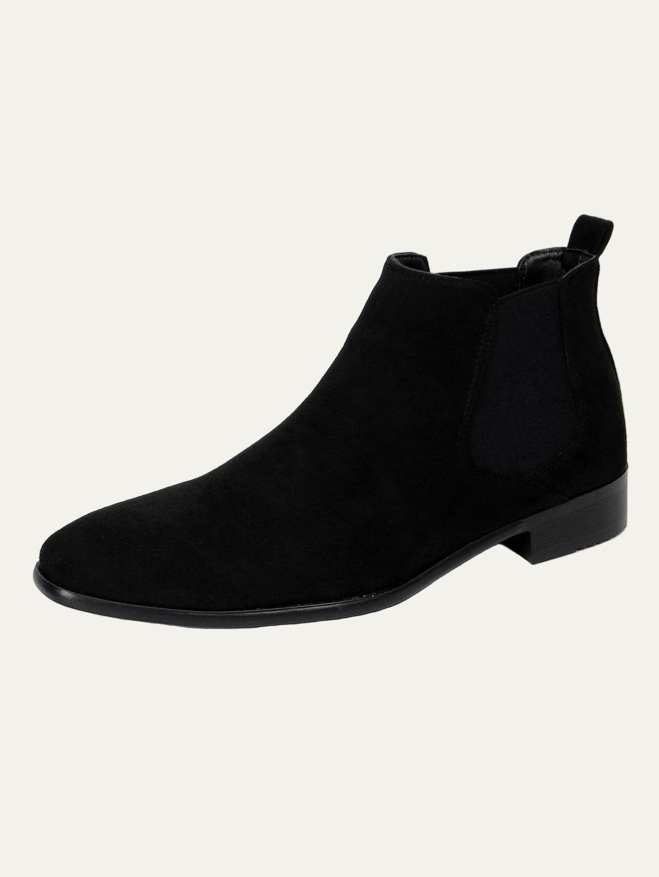 VogeLuxe | Men’s Suede Chelsea Boots with Pointed Toe