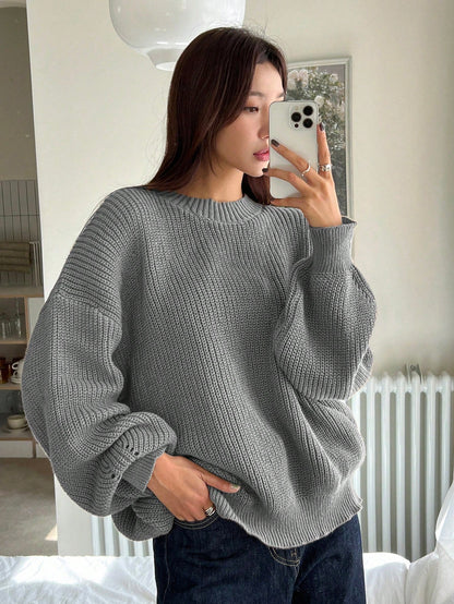 Cozy Women's Large Crew Sweater