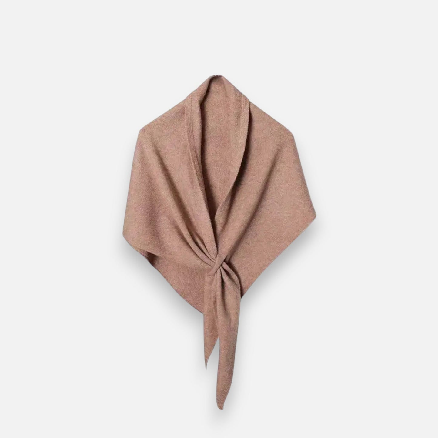 Soft Oversized Wool Blend Triangle Scarf Wrap - VogeLuxe