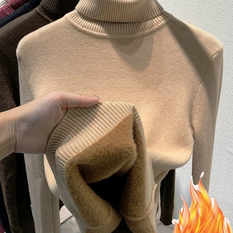 Cozy Women's Fleece Lined Winter Sweater