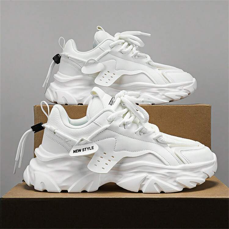 Bold Sneakers – Thick Sole Casual Running Shoes