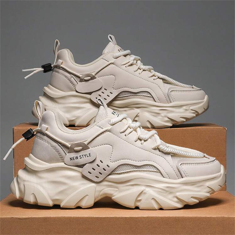 Bold Sneakers – Thick Sole Casual Running Shoes