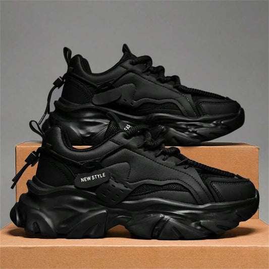 Bold Sneakers – Thick Sole Casual Running Shoes - VogeLuxe