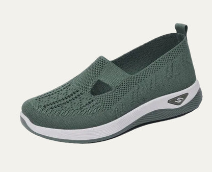 VogeLuxe | Women’s Breathable Mesh Slip On Low Top Sneakers