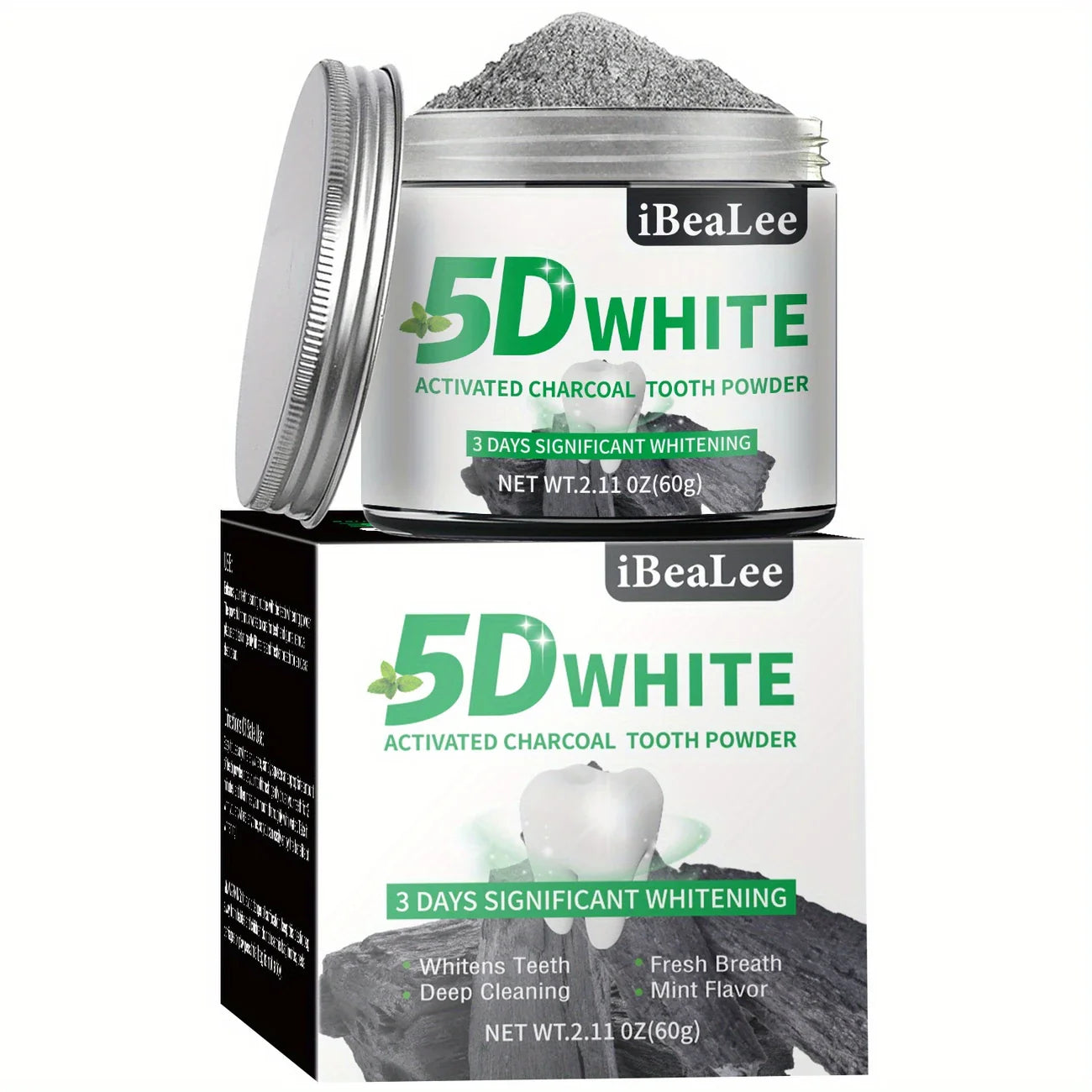 Organic Teeth Whitening Powder – Gentle Stain Remover - VogeLuxe