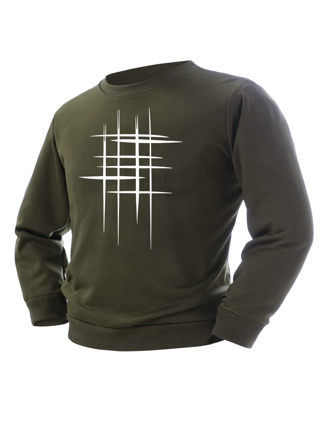 Cozy Large Knit Crew Neck Winter Sweater