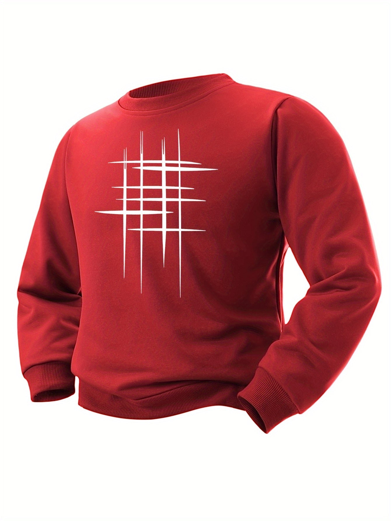 Cozy Large Knit Crew Neck Winter Sweater