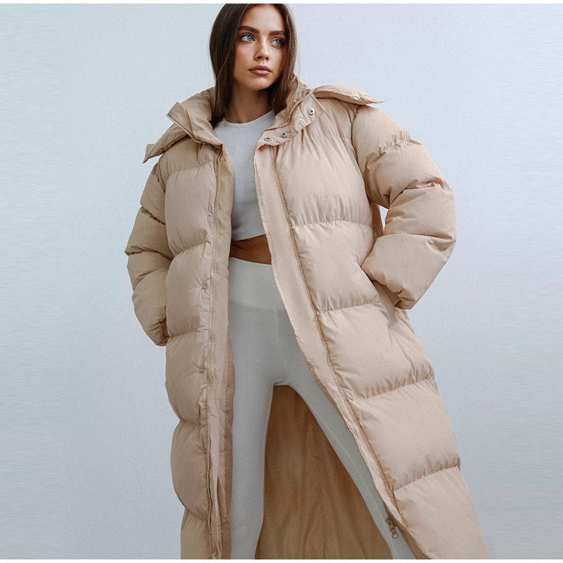 Thick Insulated Down Parka Coat for Women