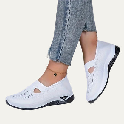 VogeLuxe | Women’s Breathable Mesh Slip On Low Top Sneakers