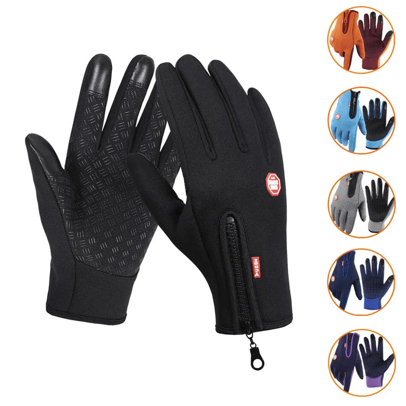 Warm Insulated Water Resistant Gloves - VogeLuxe