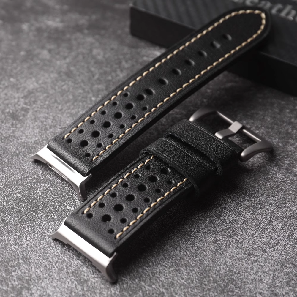 Leather Classic Sport Strap for Samsung Watch Ultra
