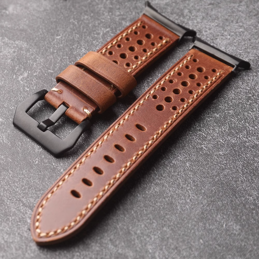 Leather Classic Sport Strap for Samsung Watch Ultra