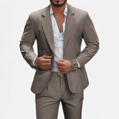 Classic Fit Men's Blazer and Pants Set