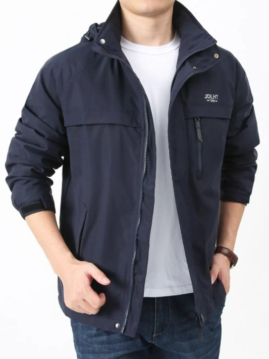 Waterproof Hooded Coat for Men - VogeLuxe