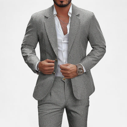 Classic Fit Men's Blazer and Pants Set