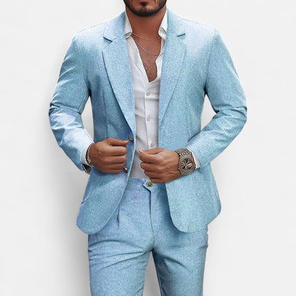 Classic Fit Men's Blazer and Pants Set